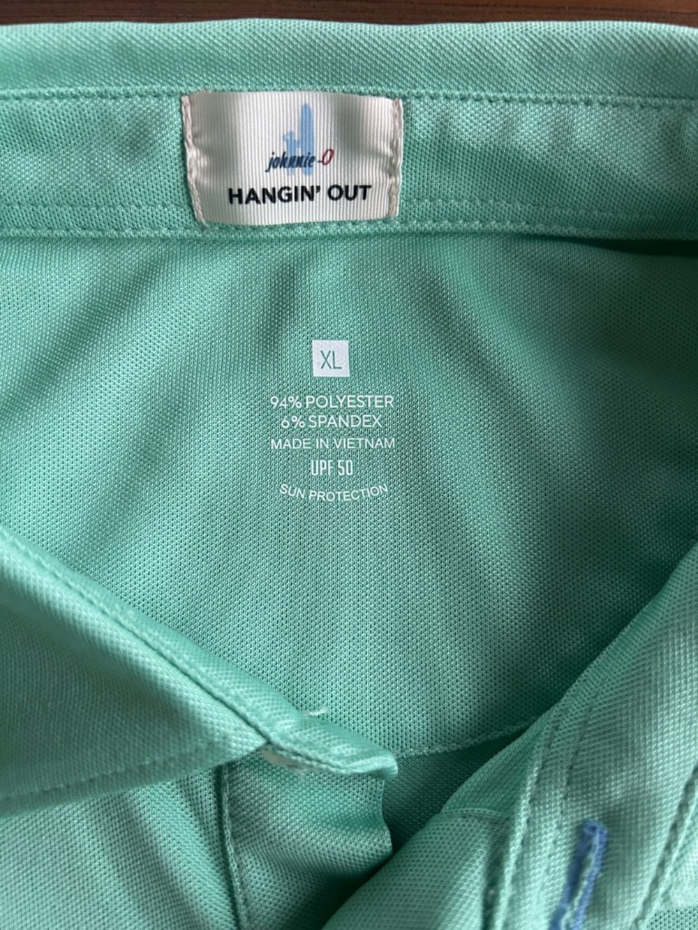 Men’s Green Performance Golf Polo - Picture 2 of 4